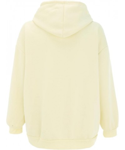 Women's Black Zip Up Hoodie Cute Y2K Fall Sweatshirt Oversized Jacket with Drawstring for Teen Girls Clothing C-khaki $5.89 H...