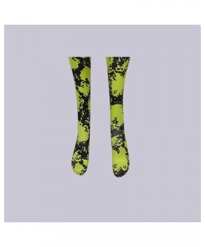 Green Snakeskin Socks, Compression Socks Snakeskin Knee High Sports Socks Casual Tube Socks Outdoor Sports 2*pcs Green $10.61...