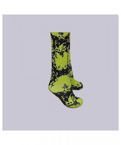 Green Snakeskin Socks, Compression Socks Snakeskin Knee High Sports Socks Casual Tube Socks Outdoor Sports 2*pcs Green $10.61...