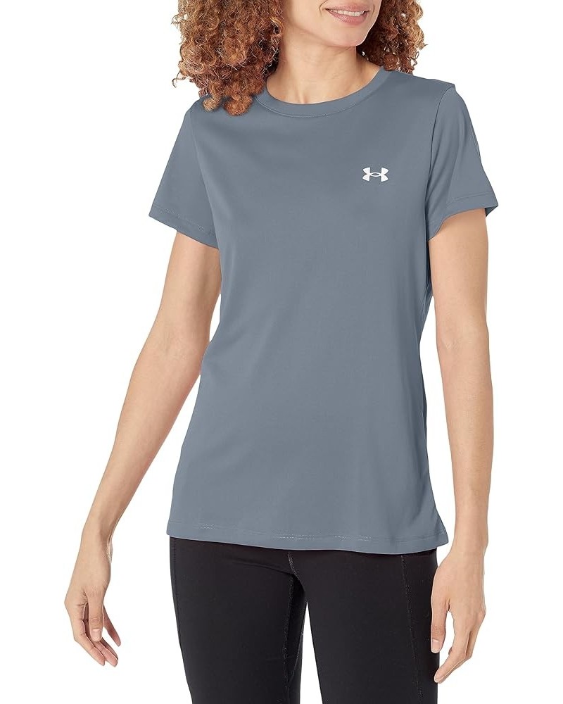 Women's UA Tech™ T-Shirt (002) Gravel / / Metallic Silver Large $11.22 Activewear