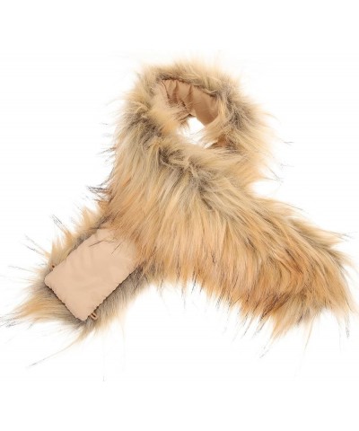 Fur Hood,Faux Fur Trim,Fur for Coat Hood,Faux Fur Trim for Hood Replacement-Like Real Fur-Buttons Included Light Brown $11.39...