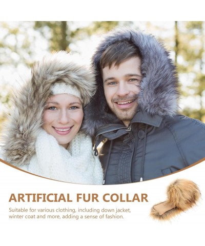 Fur Hood,Faux Fur Trim,Fur for Coat Hood,Faux Fur Trim for Hood Replacement-Like Real Fur-Buttons Included Light Brown $11.39...