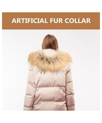 Fur Hood,Faux Fur Trim,Fur for Coat Hood,Faux Fur Trim for Hood Replacement-Like Real Fur-Buttons Included Light Brown $11.39...