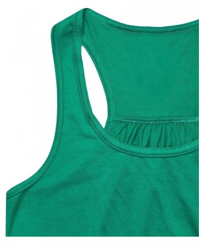 13.1 Half Marathon Vertical Flowy Racerback Tank Top | Running Tanks Multiple Colors | Multiple Sizes Green $22.94 Activewear