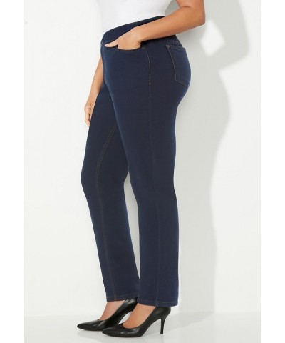 Women's Plus Size The Knit Jean Chocolate Ganache $29.39 Jeans