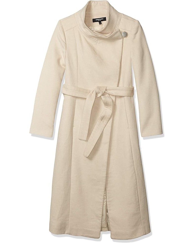 Women's Full Length Wool Jacket Oatmeal $48.30 Coats