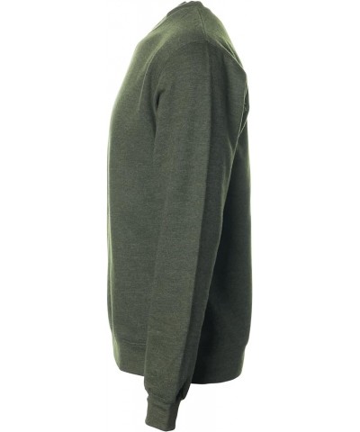 Everyday Crewneck Sweaters Simplistic Lifestyle Clothing, S-5XL Army Heather $27.90 Activewear