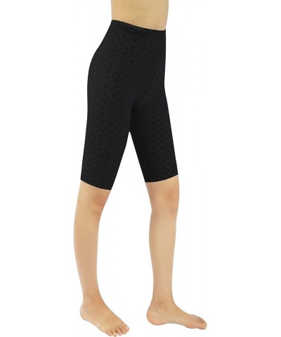 Women's Knee Length Tights Yoga Shorts Workout Pants Running Leggings with Pockets 03 $10.63 Activewear