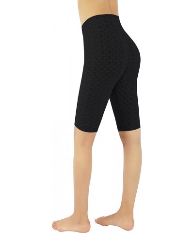 Women's Knee Length Tights Yoga Shorts Workout Pants Running Leggings with Pockets 03 $10.63 Activewear