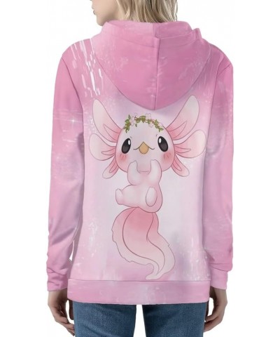 Zip Up Hoodie for Women Y2K Sweatshirt Oversize Jacket Hoodies 0 Axolotl Kawaii $15.60 Hoodies & Sweatshirts