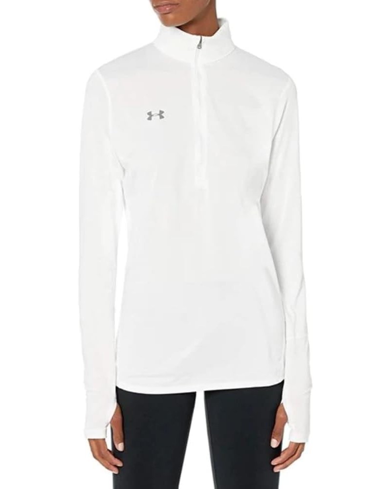 Women's Locker 1/2 Zip T-Shirt White/ Elemental Light Heather/ Graphite XX-Large $12.93 Activewear