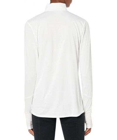 Women's Locker 1/2 Zip T-Shirt White/ Elemental Light Heather/ Graphite XX-Large $12.93 Activewear