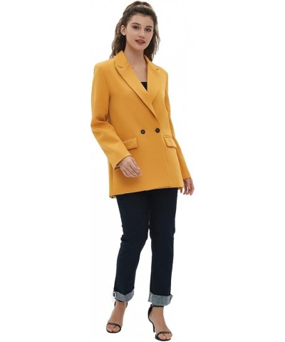 Women's Casual Long Sleeve Lapel Oversized Button Work Office Blazer Suit Jacket Beeswax $21.68 Blazers