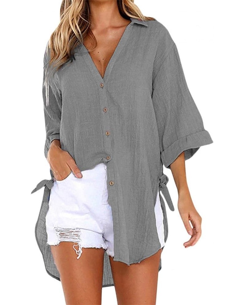 Cover Ups for Swimwear Women Sexy,Crochet Tassel Swimsuit Bikini Pom Pom Trim Beach Cover Up Short Beach Dress Z02-grey $7.37...