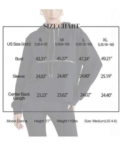 Women's Thin Tunic Hoodies Long Sleeve Zip Up Sweatshirts Pullover Blouse Tops Style2 - Navy $10.58 Hoodies & Sweatshirts