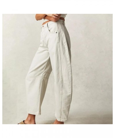 Womens Jeans 2024 Ripped High Waisted Skinny Jeans Button Fly Distressed Stretchy Denim Pants Z01white Lightning Deals $7.95 ...