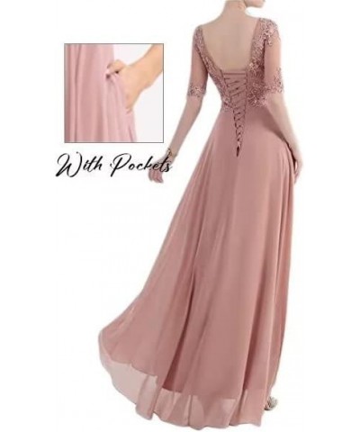 Lace Chiffon Tulle Mother Bride Dresses for Women Ruched Tea Length Wedding Guest Dress A Line Formal Evening Gown Coral $29....