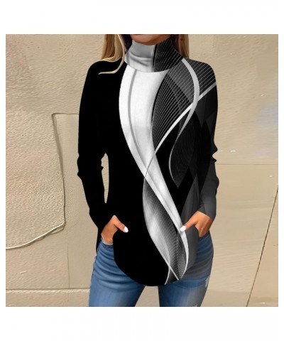 Womens Long Sleeve Tops Spring Fashion Trends Graphic Tees Casual Ladies Crewneck Blouses Holiday Pullover Clothes 9-gray $9....