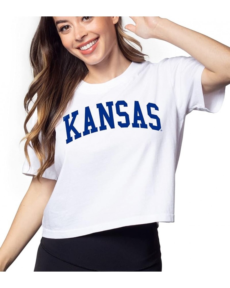 Women's Short 'N Sweet Tee Kansas Jayhawks Medium White $9.69 T-Shirts