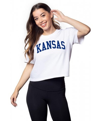 Women's Short 'N Sweet Tee Kansas Jayhawks Medium White $9.69 T-Shirts