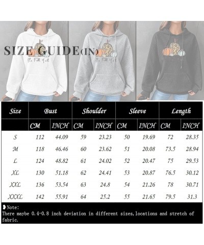 Waffle Hoodie for Women,Halloween Bat Casual Pullover Sweatshirts Drawstring Hooded Basic Sweatshirt Fall 2023 1-orange $10.2...