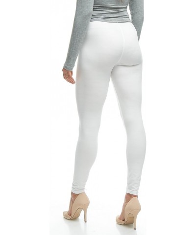 | Extra Soft Capri Leggings with Design | Variety of Prints | One Size White Full Length $6.15 Leggings