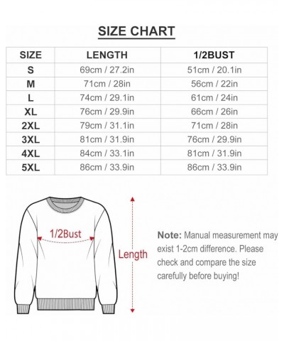 Custom Sweatshirt 100% Cotton Personalized Crewneck Sweatshirts for Women Men Gift Dark Blue $11.13 Activewear