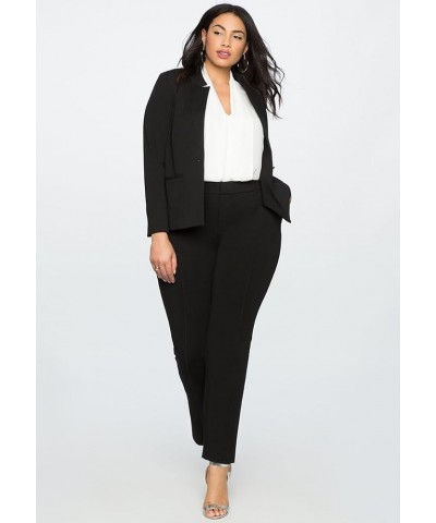 Women's Plus Size 9-to-5 Stretch Work Blazer Maritime Blue $32.20 Blazers