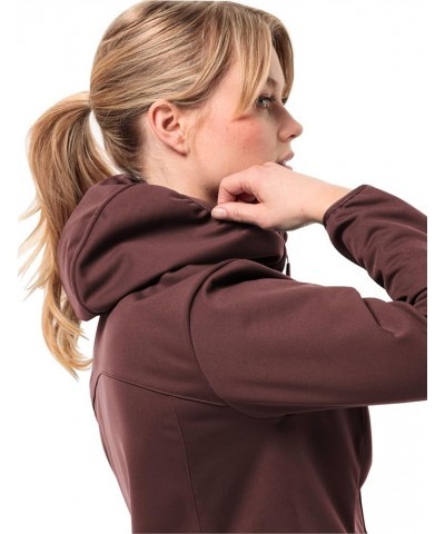 Women's Windhain Hoody W Dark Maroon $42.31 Jackets