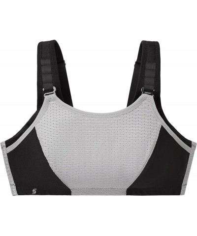 Women's Double-Layer Custom-Control Sport Bra Black/Grey $20.89 Lingerie