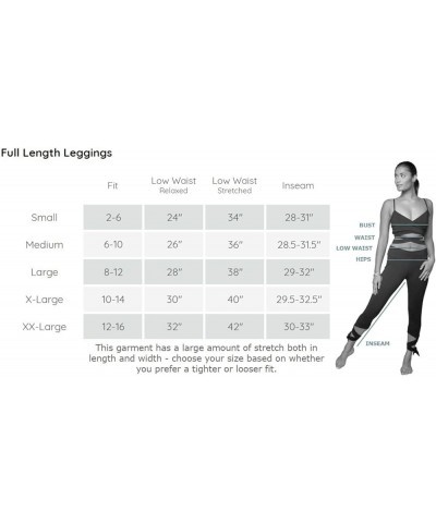 Women's Organic Cotton Leggings, Ladies Full Length Fitted Yoga Pants, Stretchy Solid Color Long Basic Bottoms Black $30.21 L...