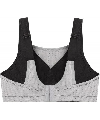 Women's Double-Layer Custom-Control Sport Bra Black/Grey $20.89 Lingerie