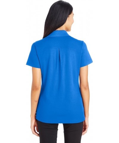 DG LDS HTHR PIMA SPT BLD POLO French Blue $12.19 Shirts