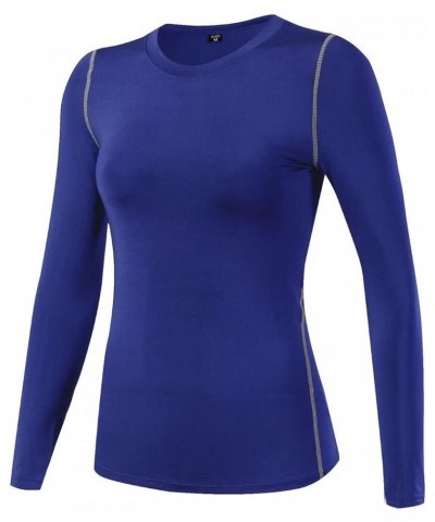 Turtleneck Base Layer for Skiing Hiking Women Cold Weather Fleece Thermal Shirt for Workout Running High Wicking 019-navy $10...