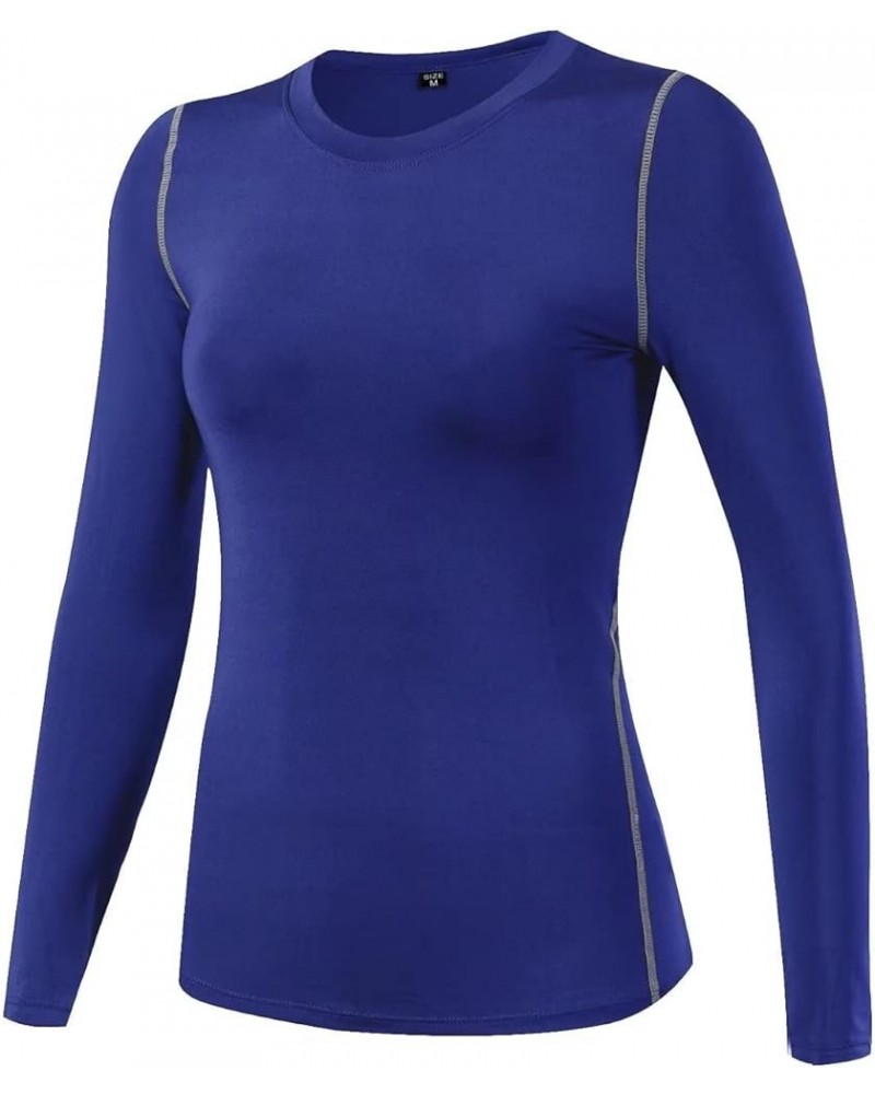 Turtleneck Base Layer for Skiing Hiking Women Cold Weather Fleece Thermal Shirt for Workout Running High Wicking 019-navy $10...