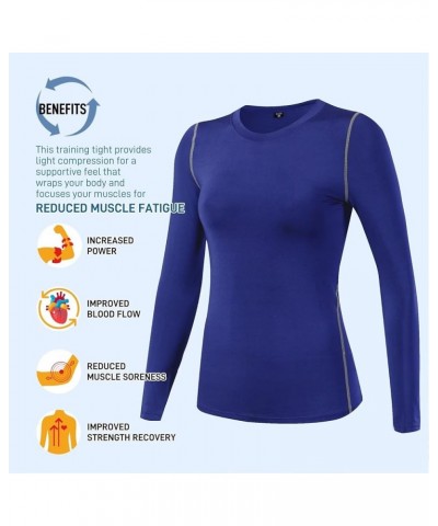 Turtleneck Base Layer for Skiing Hiking Women Cold Weather Fleece Thermal Shirt for Workout Running High Wicking 019-navy $10...