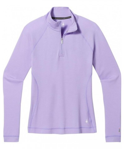 Women’s Base Layer Top - Merino 250 Wool Active 1/4 Zip Outerwear Ultra Violet $48.14 Activewear