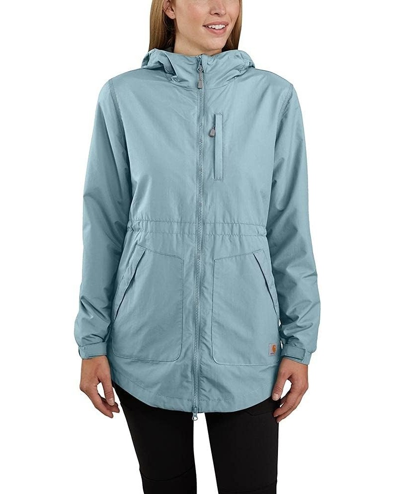 Women's Rain Defender Relaxed Fit Lightweight Coat Tourmaline $45.89 Coats