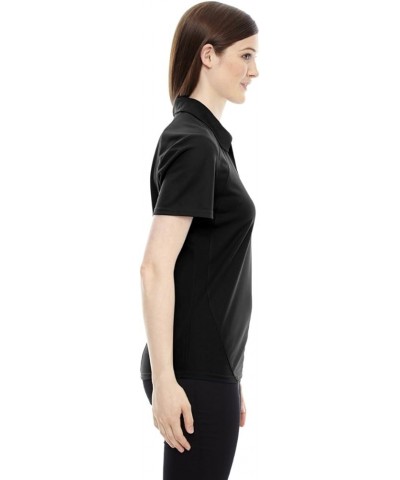 North End Womens Recycled Polyester Performance Pique Polo (78632) Black $6.57 Shirts