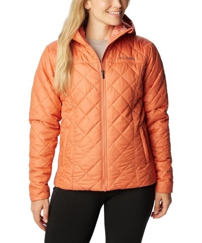 Women's Copper Crest Hooded Jacket Faded Peach $54.33 Jackets