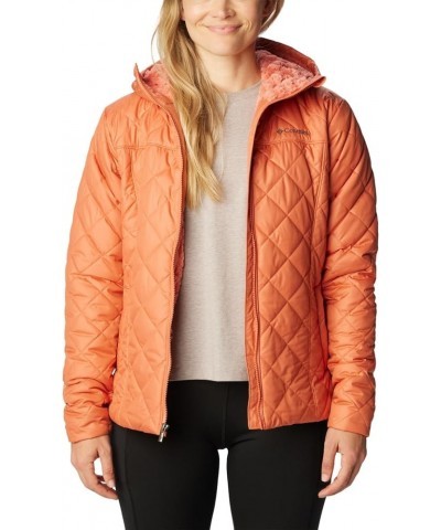 Women's Copper Crest Hooded Jacket Faded Peach $54.33 Jackets