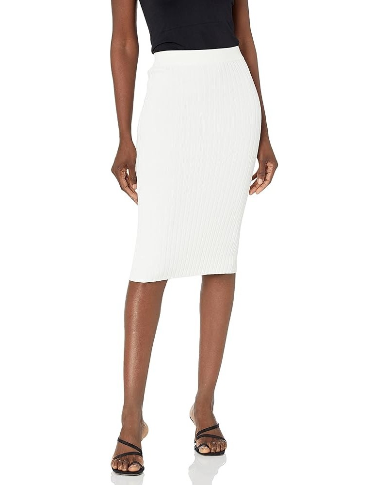 Women's Agnes Sweater Skirt Cream White $21.41 Skirts