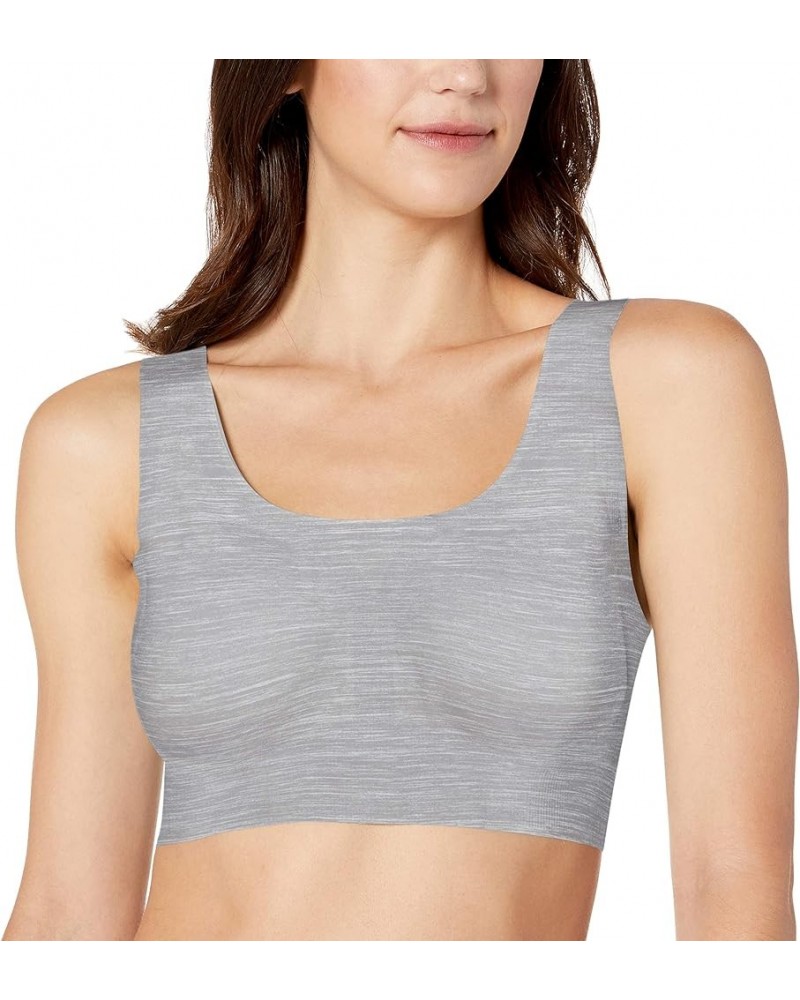 Women's Comfort Revolution Wireless T-shirt Bra, Full-coverage Pullover Bra, Df3491 Crystal Grey Heather Print $10.30 Lingerie