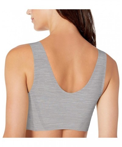 Women's Comfort Revolution Wireless T-shirt Bra, Full-coverage Pullover Bra, Df3491 Crystal Grey Heather Print $10.30 Lingerie