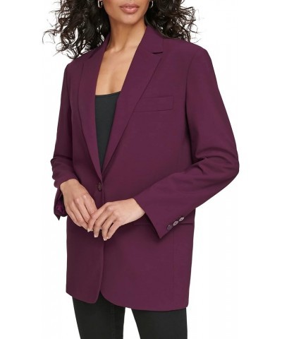 Women's Two Button Blazer Aubergine $41.06 Blazers