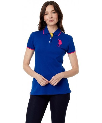 USPA Triple Crown Polo Shirt Blue Raft $10.88 Shirts