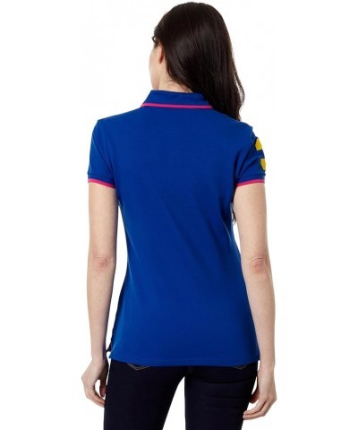 USPA Triple Crown Polo Shirt Blue Raft $10.88 Shirts