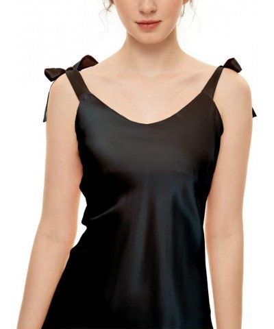 Silk Dress for Women - Elegant and Sexy Formal Dress,Luxury Mulberry Silk Dress Black $46.40 Dresses