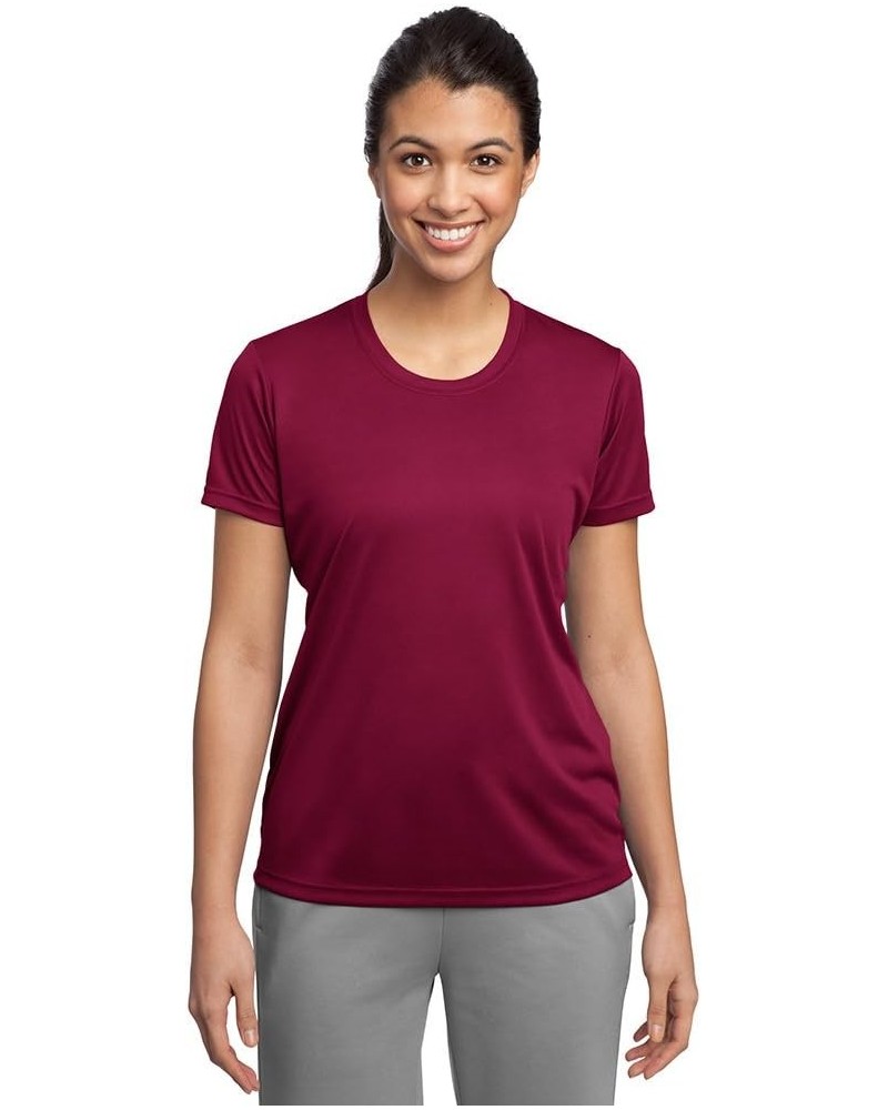 Women's Sport Performance Moisture Wicking Athletic T Shirt Cardinal $12.74 Activewear