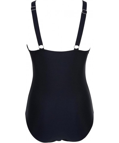 Women's One Piece Swimsuits Monokini One Piece Bathing Suits Tummy Control Cutout Mesh High Waisted Bathing Suit C-black $9.5...